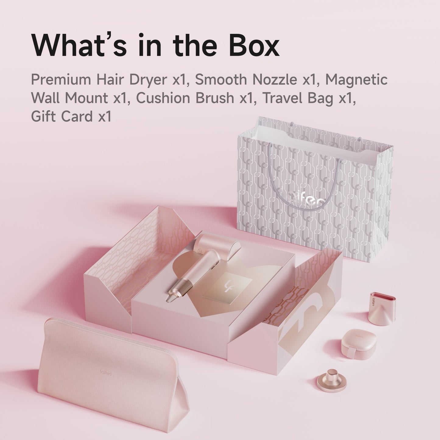 Laifen Premium High-Speed Hair Dryer Love-Bound Box